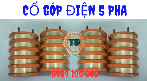 Cổ góp điện 5 pha Cổ góp điện 5 pha