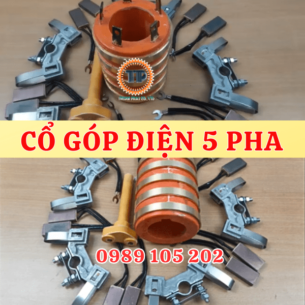 Cổ góp điện 5 pha chuẩn Cổ góp điện 5 pha chuẩn
