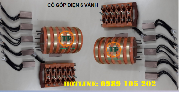 Cổ góp điện 6 pha Cổ góp điện 6 pha