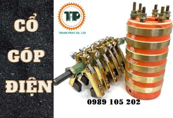 Cổ góp điện 6 pha - 6 vành trượt Cổ góp điện 6 pha - 6 vành trượt