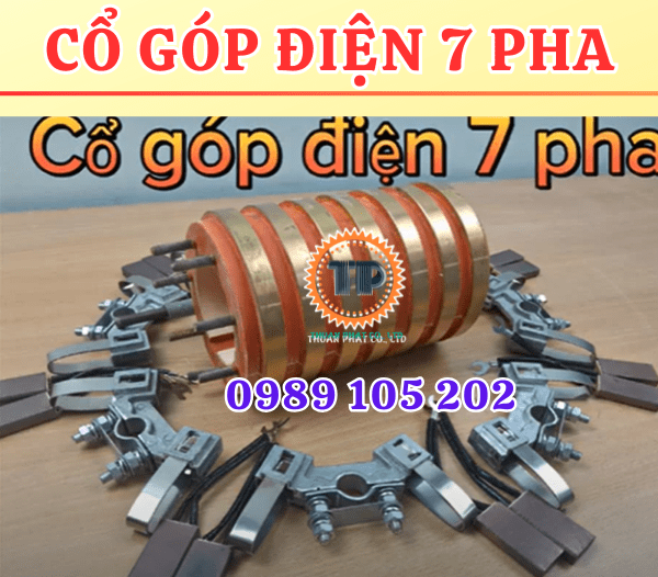 Bộ cổ góp điện 7 vành Bộ cổ góp điện 7 vành