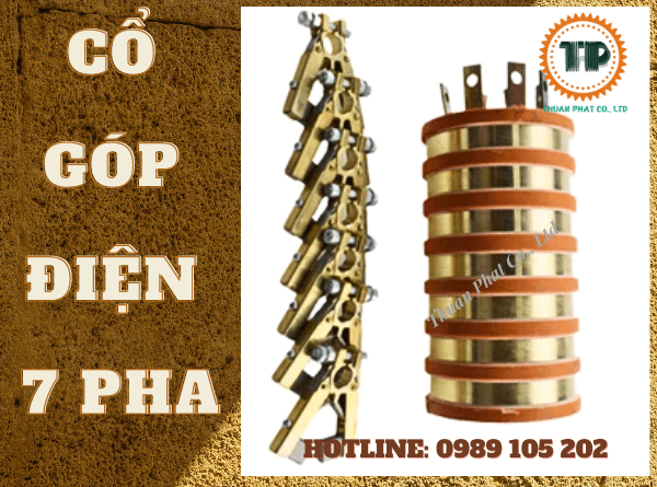 Cổ góp điện 7 pha Cổ góp điện 7 pha