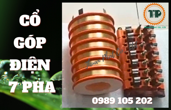 Cổ góp điện 7 pha vành lồi Cổ góp điện 7 pha vành lồi