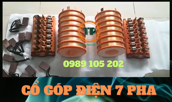 Cổ góp điện 7 pha vành lồi Cổ góp điện 7 pha vành lồi