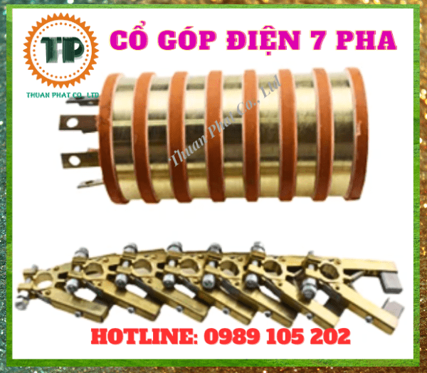Cổ góp điện 7 pha giá rẻ Cổ góp điện 7 pha giá rẻ