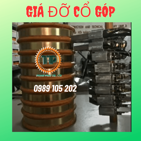 Chổi than dạng lá có giá đỡ Chổi than dạng lá có giá đỡ