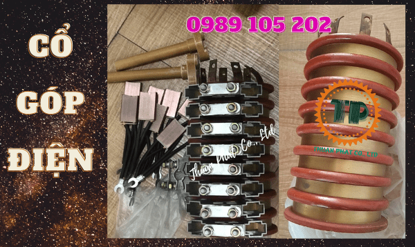 Cổ góp điện 8 pha Cổ góp điện 8 pha