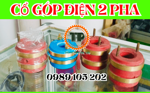 Cổ góp điện 2 pha 20x50mm  Cổ góp điện 2 pha 20x50mm