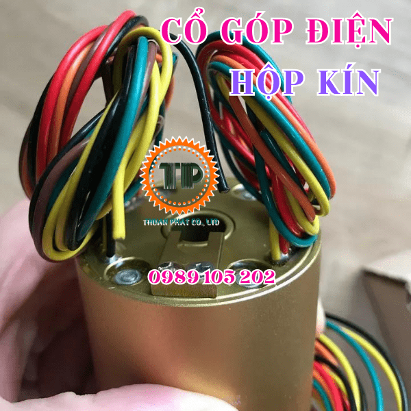 Cổ góp điện hộp kín 12 pha 10A hãng Moflon Cổ góp điện hộp kín 12 pha 10A hãng Moflon