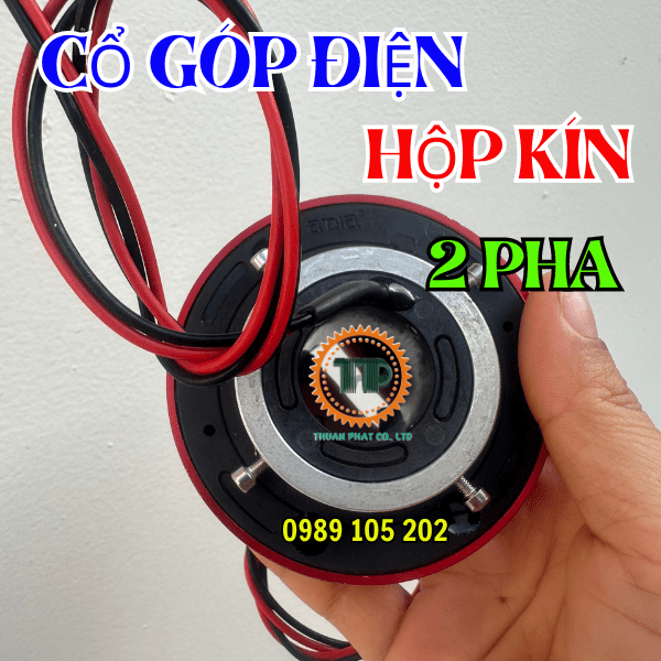Cổ góp điện hộp kín 2 pha SRH-2578 Cổ góp điện hộp kín 2 pha SRH-2578
