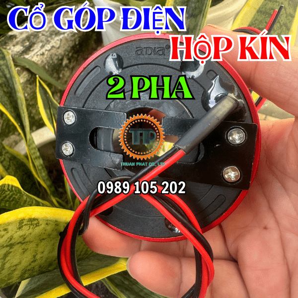 Cổ góp điện hộp kín 2 pha SRH-2578 Cổ góp điện hộp kín 2 pha SRH-2578