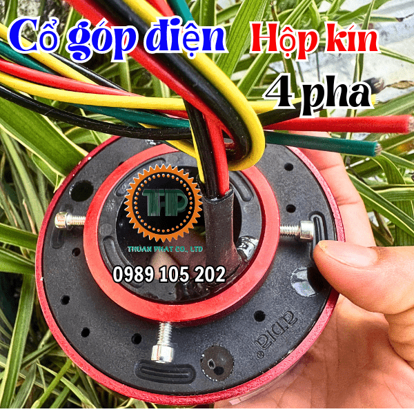 Cổ góp điện hộp kín 4 pha SRH-3899 Cổ góp điện hộp kín 4 pha SRH-3899