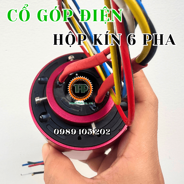 Cổ góp điện hộp kín 6 pha SRH-2578 Cổ góp điện hộp kín 6 pha SRH-2578