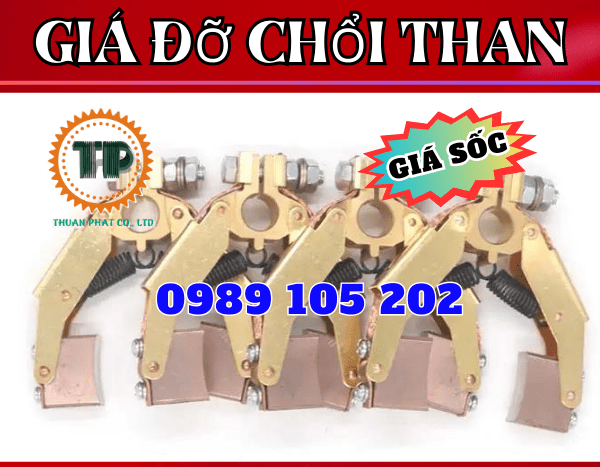 Giá đỡ chổi than cổ góp điện bằng đồng Giá đỡ chổi than cổ góp điện bằng đồng