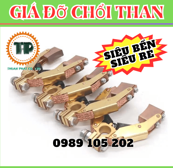 Giá đỡ chổi than cổ góp điện bằng đồng Giá đỡ chổi than cổ góp điện bằng đồng