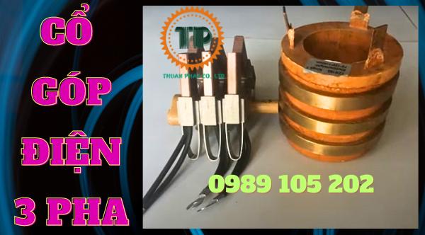 Cổ góp điện 3 pha kích thước 85 x 140 x 125 mm Cổ góp điện 3 pha kích thước 85 x 140 x 125 mm