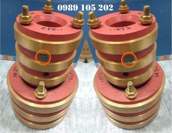 Cổ góp điện 3 pha trục 45 Cổ góp điện 3 pha trục 45