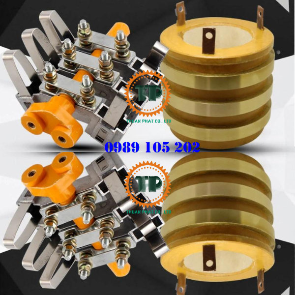 Cổ góp điện 3 vành trượt Cổ góp điện 3 vành trượt