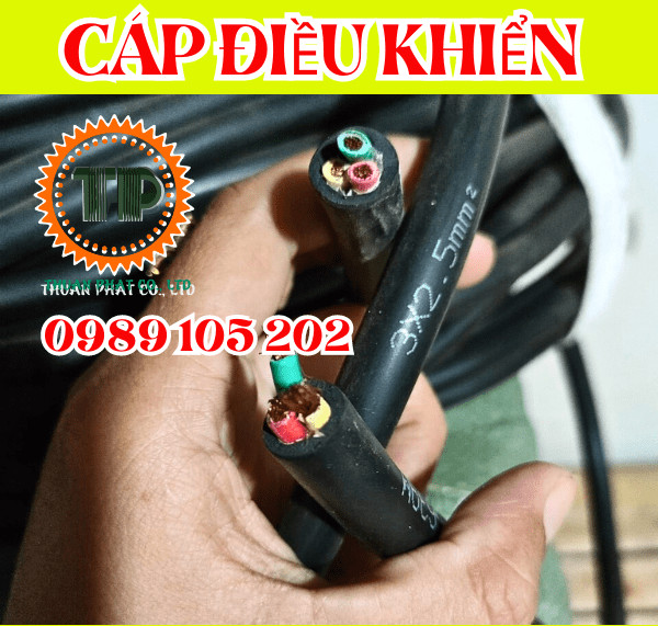 Dây cáp tròn điều khiển cầu trục Dây cáp tròn điều khiển cầu trục