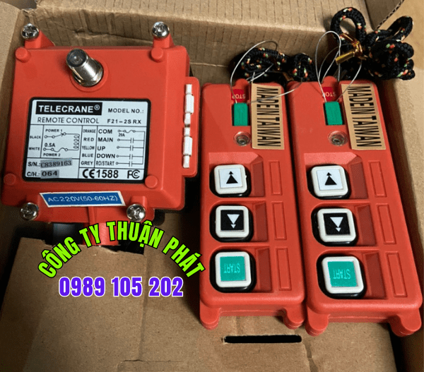Điều khiển cầu trục 2 nút F21-2S Điều khiển cầu trục 2 nút F21-2S