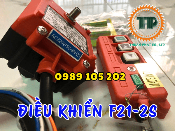 Điều khiển từ xa cầu trục 2 nút Telecrane F21-2S Điều khiển từ xa cầu trục 2 nút Telecrane F21-2S