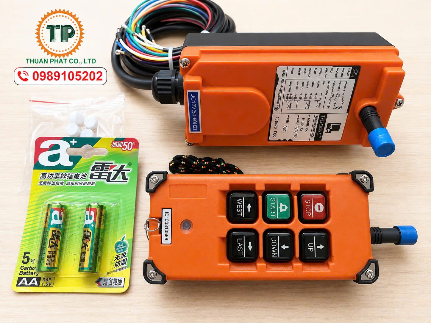 Điều khiển từ xa cầu trục 4 nút F21-E1B 12V DC Điều khiển từ xa cầu trục 4 nút F21-E1B 12V DC