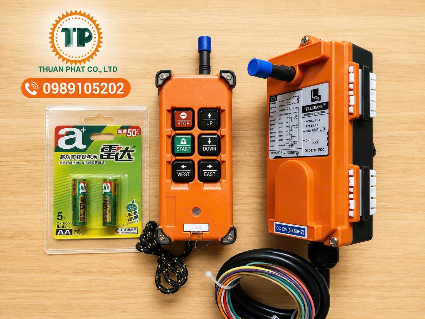 Điều khiển từ xa cầu trục 4 nút F21-E1B 12V DC Điều khiển từ xa cầu trục 4 nút F21-E1B 12V DC