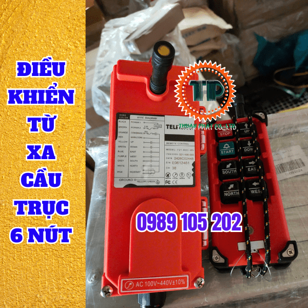 Điều khiển từ xa cầu trục 6 nút đa dạng thương hiệu Điều khiển từ xa cầu trục 6 nút đa dạng thương hiệu