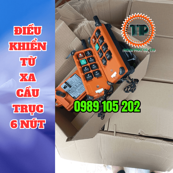 Điều khiển từ xa cầu trục 6 nút đa dạng thương hiệu Điều khiển từ xa cầu trục 6 nút đa dạng thương hiệu