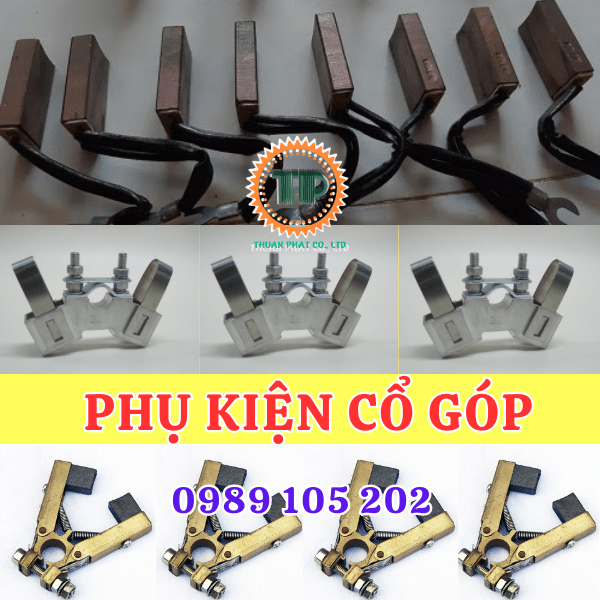Phụ kiện cổ góp điện 5 pha Phụ kiện cổ góp điện 5 pha