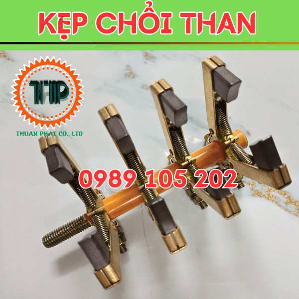 Kẹp chổi than cổ góp điện Kẹp chổi than cổ góp điện