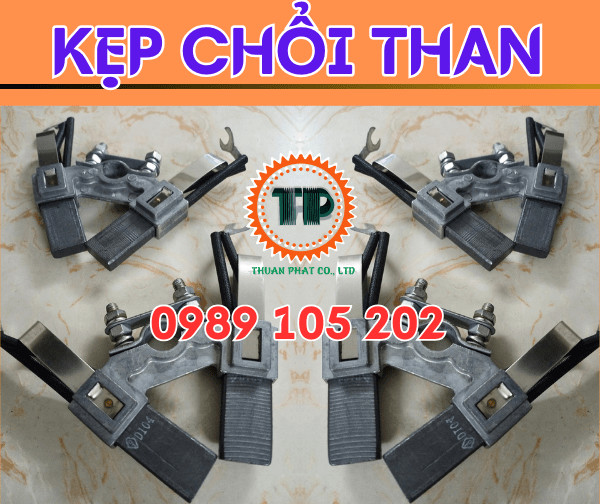 Kẹp chổi than cổ góp điện Kẹp chổi than cổ góp điện