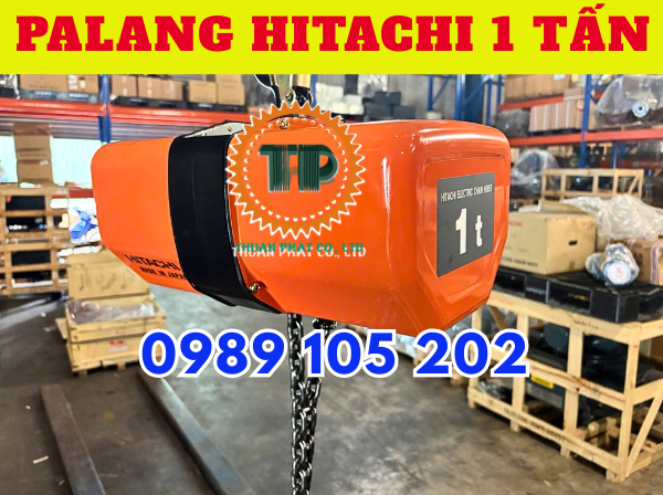 Palang xích điện Hitachi 1 tấn Palang xích điện Hitachi 1 tấn