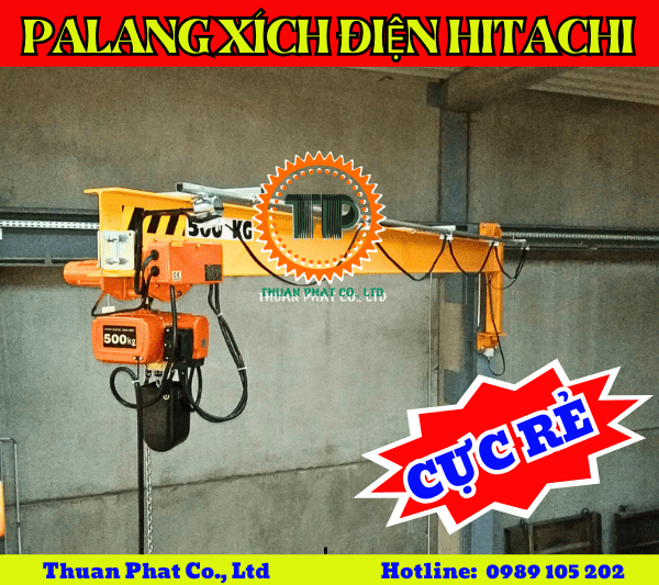 Palang xích điện Hitachi 500kg Palang xích điện Hitachi 500kg