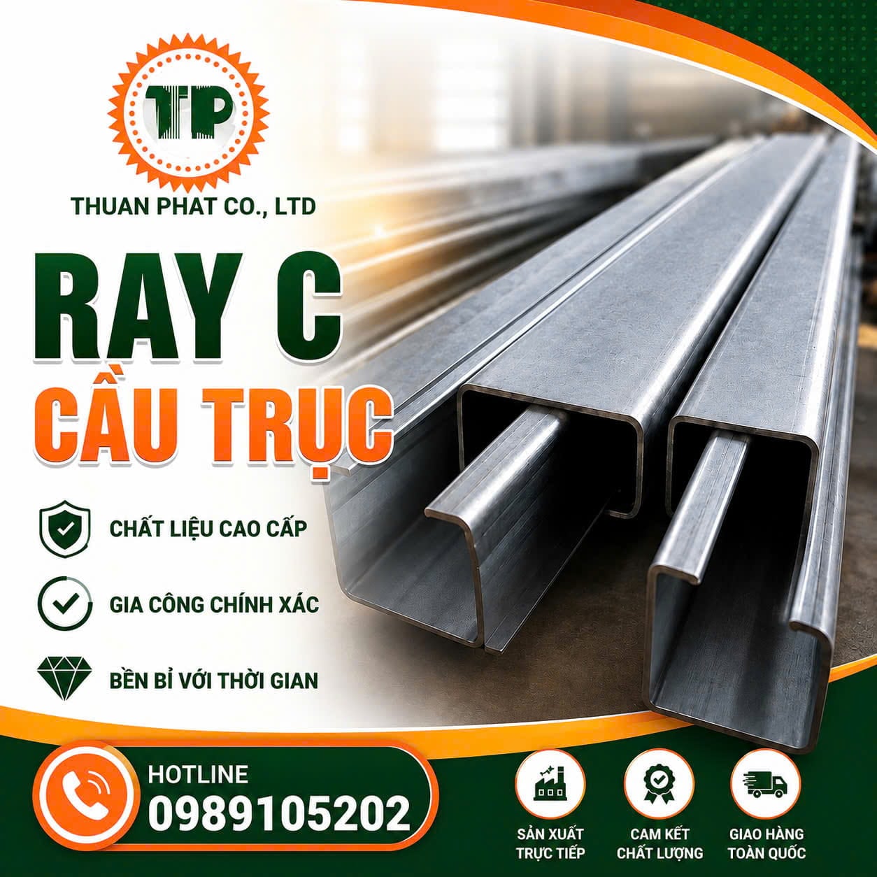 Ray C cầu trục Ray C cầu trục