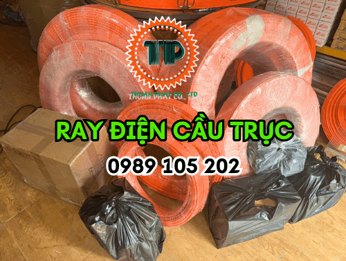 Ray điện an toàn cầu trục 4 pha 50 ampe Ray điện an toàn cầu trục 4 pha 50 ampe