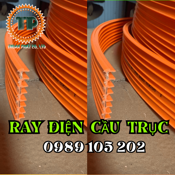 Ray điện an toàn cầu trục 4P-100A Ray điện an toàn cầu trục 4P-100A