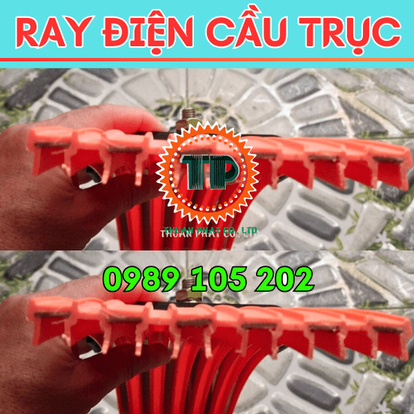 Ray điện cầu trục 6P Ray điện cầu trục 6P