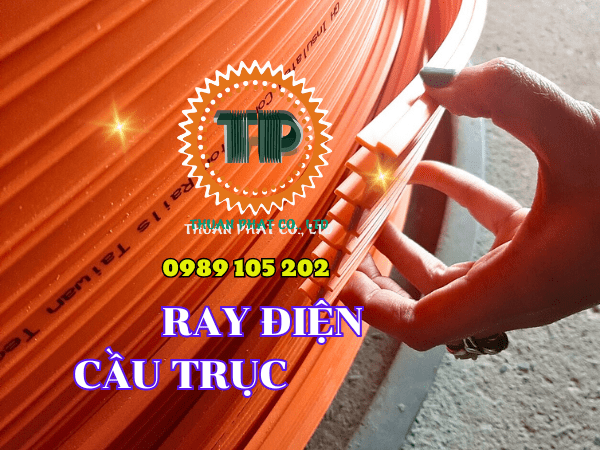 Ray điện an toàn cầu trục 6 rãnh Ray điện an toàn cầu trục 6 rãnh