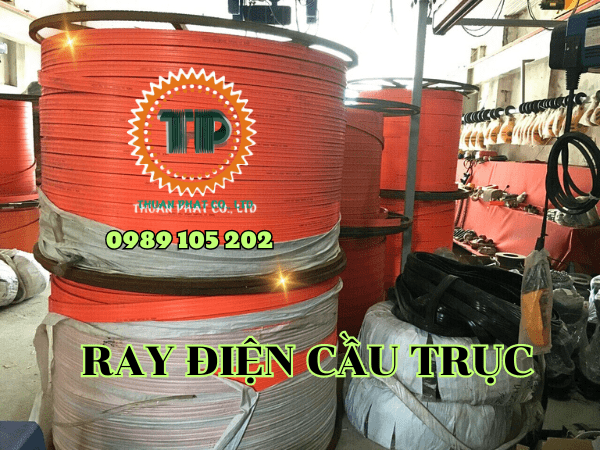 Ray điện an toàn cầu trục 6 rãnh Ray điện an toàn cầu trục 6 rãnh