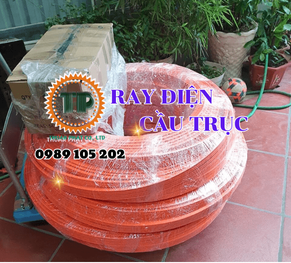Ray điện an toàn cầu trục 6 rãnh Ray điện an toàn cầu trục 6 rãnh