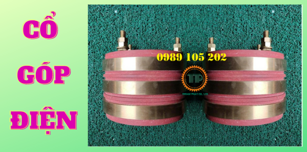 Cổ góp điện 3 pha kích thước 55 x 100 x 90 mm Cổ góp điện 3 pha kích thước 55 x 100 x 90 mm