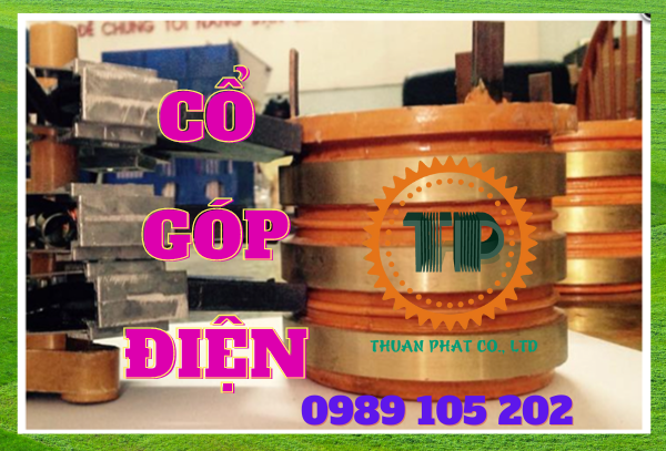 Cổ góp điện 3 pha kích thước 65 x 112 x 100 mm Cổ góp điện 3 pha kích thước 65 x 112 x 100 mm