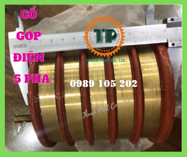Cổ góp điện 5 pha Cổ góp điện 5 pha
