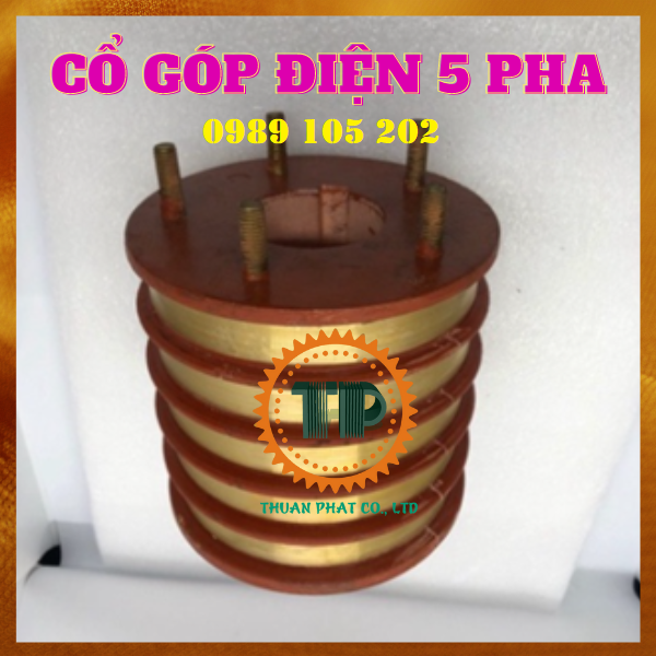 Cổ góp điện 5 pha Cổ góp điện 5 pha