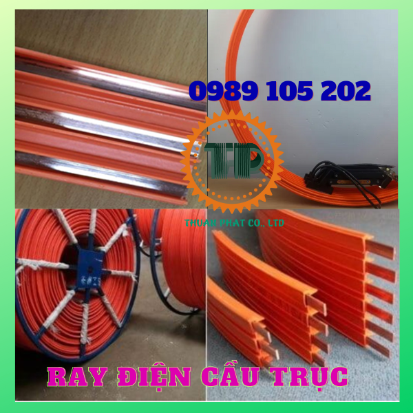 Ray điện cầu trục 3P50A Ray điện cầu trục 3P50A