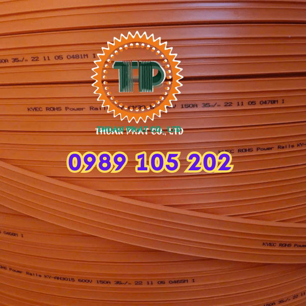 Ray điện cầu trục 4P-100A Kyec nhập khẩu chính hãng Ray điện cầu trục 4P-100A Kyec nhập khẩu chính hãng