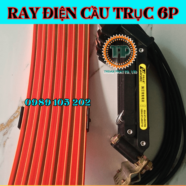 Ray điện cầu trục 6P50A Ray điện cầu trục 6P50A