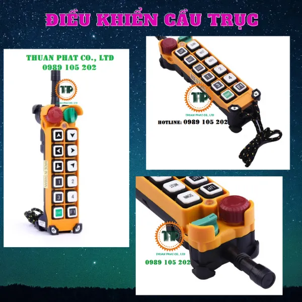 Điều khiển từ xa cầu trục Telecrane, Juuko, Jeico, Henjel, Ego