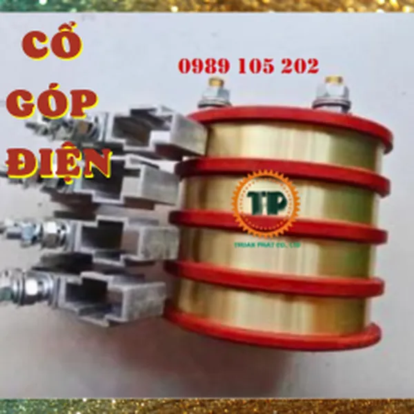 Cổ góp điện 4 pha 30x70x75 mm